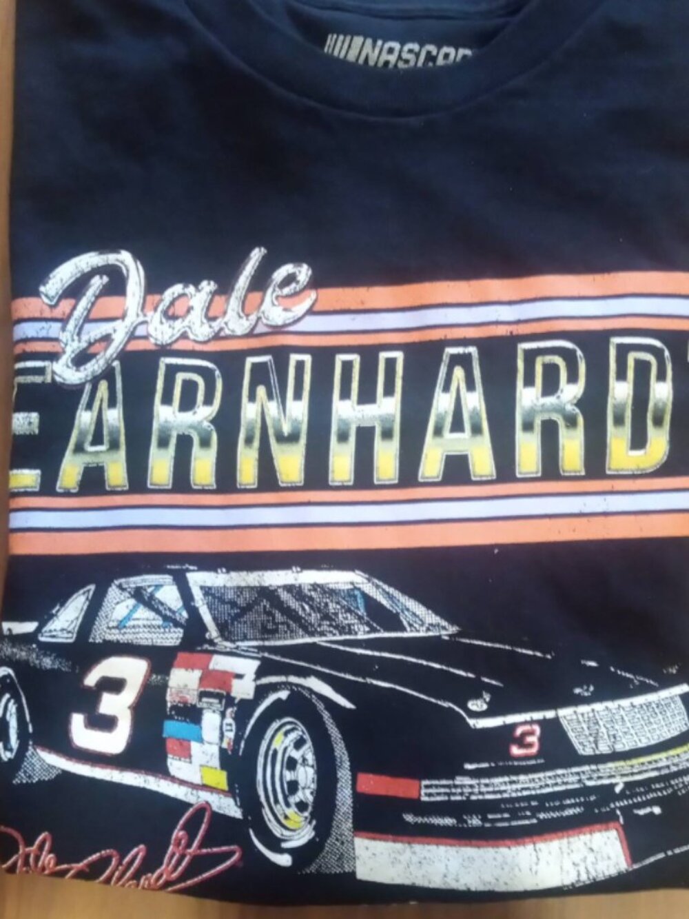 NASCAR Dale Earnhart Black graphics Tee